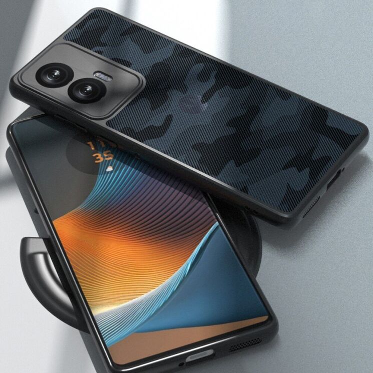 Защитный чехол IBMRS Military для Motorola Edge 50 Fusion - Grid Camouflage: фото 7 из 8