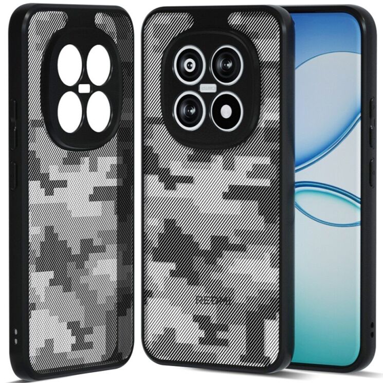 Захисний чохол IBMRS Military для Xiaomi Redmi Note 15 (4G/5G) / Poco M8 5G - Grid Camouflage: фото 1 з 3