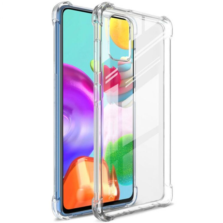 Чехол с усиленными углами IMAK Airbag MAX Case для Samsung Galaxy A41 (A415) - Transparent: фото 1 из 11