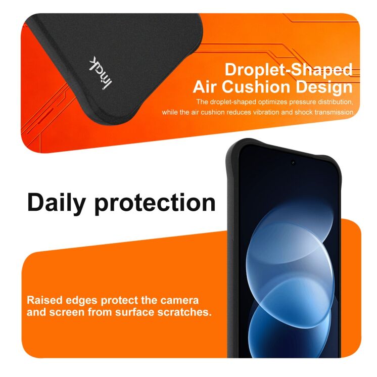 Защитный чехол IMAK Airbag Sand Case with MagSafe для Xiaomi Redmi Note 17 Pro Max - Matte Black (430513MB) Защитный чехол IMAK Airbag Sand Case with MagSafe для Xiaomi Redmi Note 17 Pro Max - Matte Black: фото 10 из 11