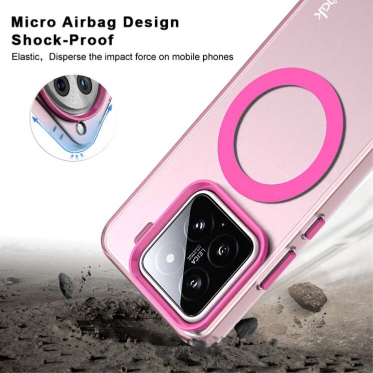 Защитный чехол IMAK Candy Series Magnetic для Xiaomi 15 - Red: фото 4 из 7