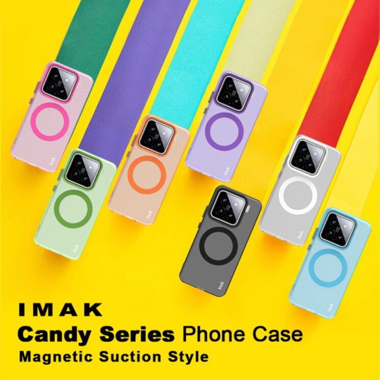 Защитный чехол IMAK Candy Series Magnetic для Xiaomi 15 - Red: фото 6 из 7