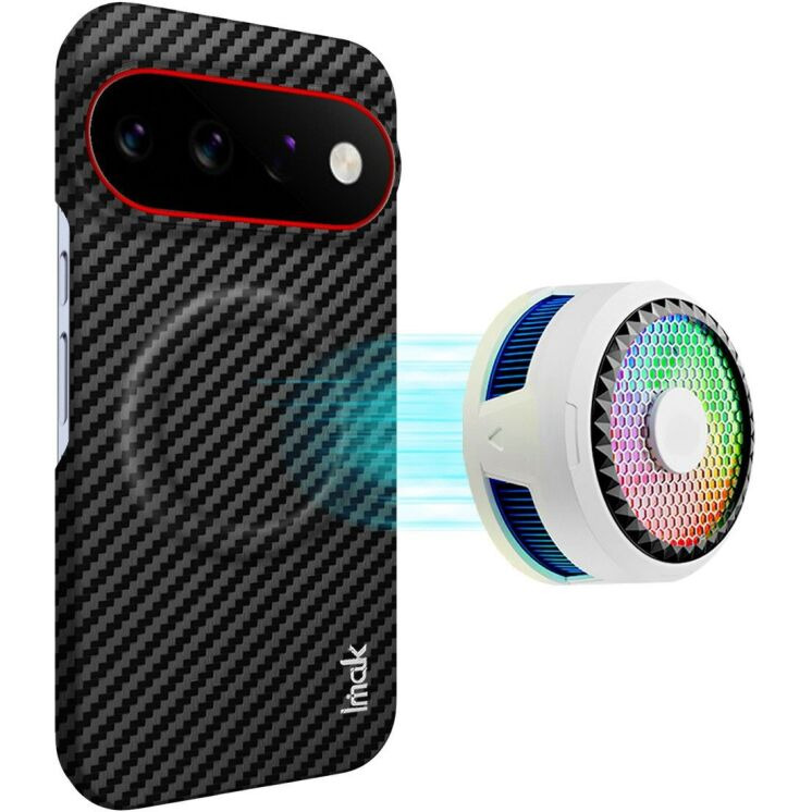 Защитный чехол IMAK Carbon Guard with MagSafe для Google Pixel 11 Pro XL - Carbon Fiber: фото 2 из 8