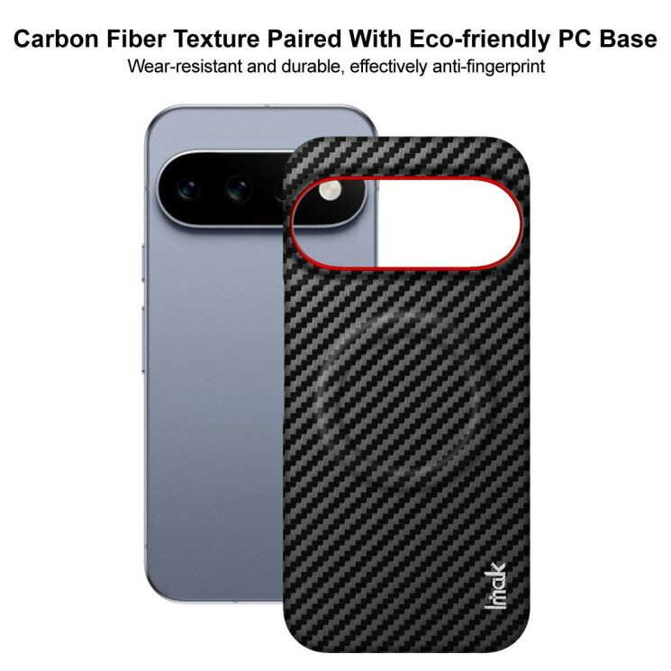 Защитный чехол IMAK Carbon Guard with MagSafe для Google Pixel 11 Pro XL - Carbon Fiber: фото 5 из 8