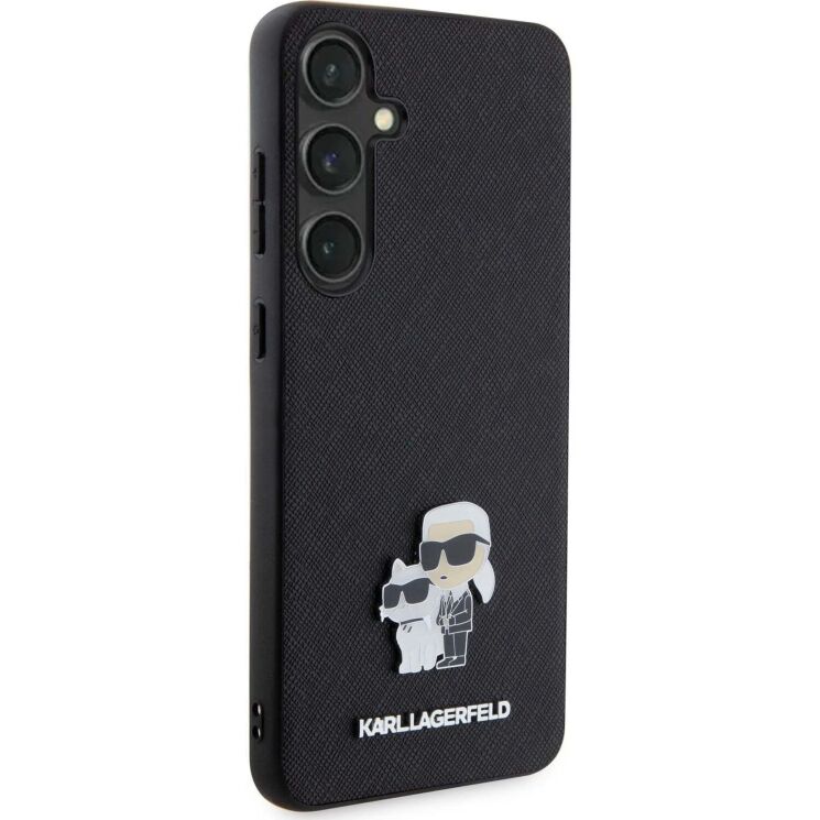 Защитный чехол Karl Lagerfeld 3D Rubber Karl & Choupette для Samsung Galaxy S24 Plus (S926) KLHCS24M3DRKCNK - Black: фото 3 из 8