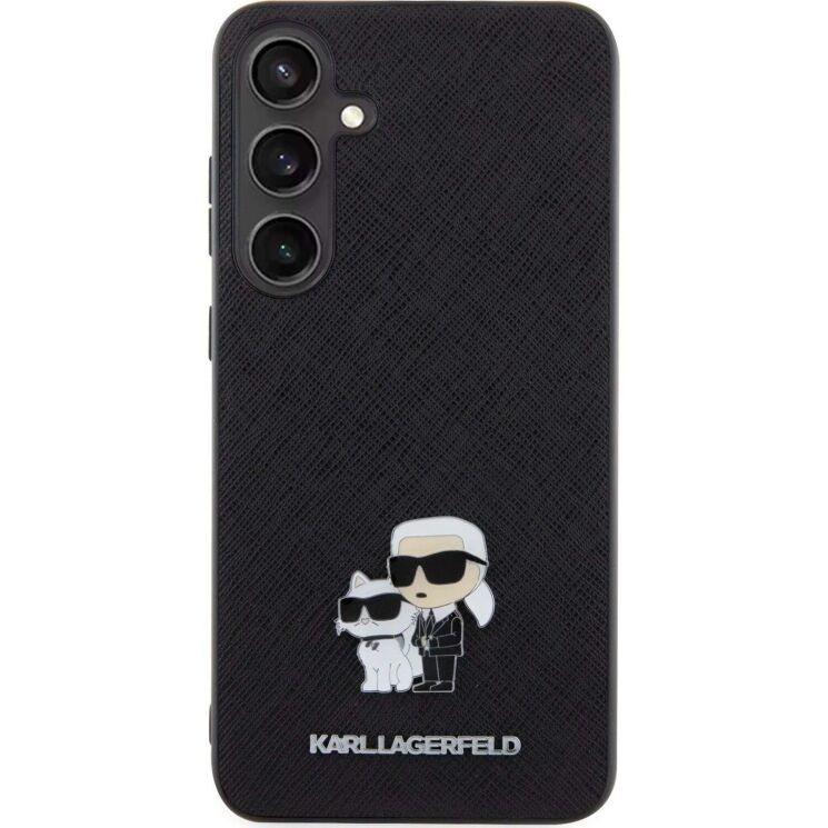 Защитный чехол Karl Lagerfeld 3D Rubber Karl & Choupette для Samsung Galaxy S24 Plus (S926) KLHCS24M3DRKCNK - Black: фото 2 из 8
