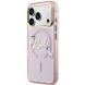 Захисний чохол Karl Lagerfeld IML Choupettes Karl Script Logo MagSafe для iPhone 17 Pro Max (KLHMP17X5HKSCAP) - Pink (411147P). Фото 2 з 8