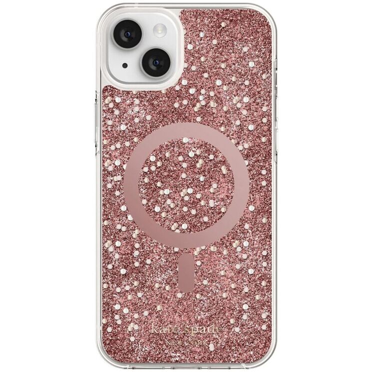 Защитный чехол Kate Spade NY Chunky Glitter Magsafe для Apple iPhone 14 Plus - Rose Gold: фото 5 из 6
