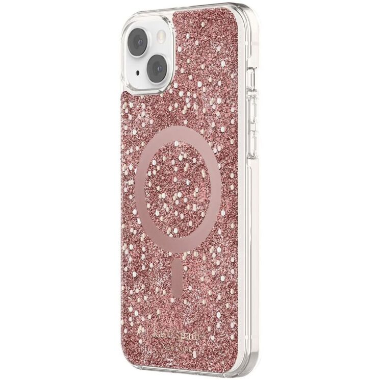 Защитный чехол Kate Spade NY Chunky Glitter Magsafe для Apple iPhone 14 Plus - Rose Gold: фото 6 из 6