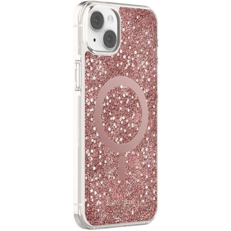 Защитный чехол Kate Spade NY Chunky Glitter Magsafe для Apple iPhone 14 Plus - Rose Gold: фото 4 из 6