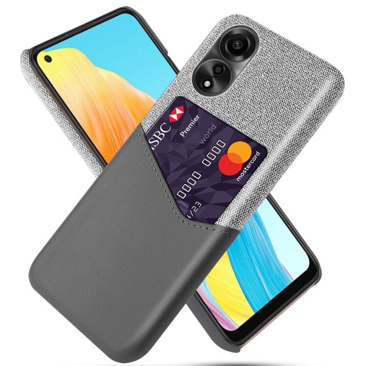 Защитный чехол KSQ Business Pocket для OPPO A78 - Grey: фото 1 из 4