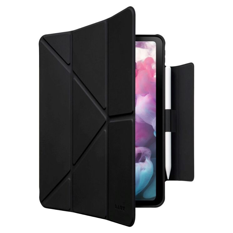 Защитный чехол Laut HUEX SLIM FOLIO для Apple iPad Air 11 M3/M2 (2025/2024) / Air 4 / 5 10.9 (2020/2022) / Pro 11 (2020/2021/2022) - Black: фото 3 из 4