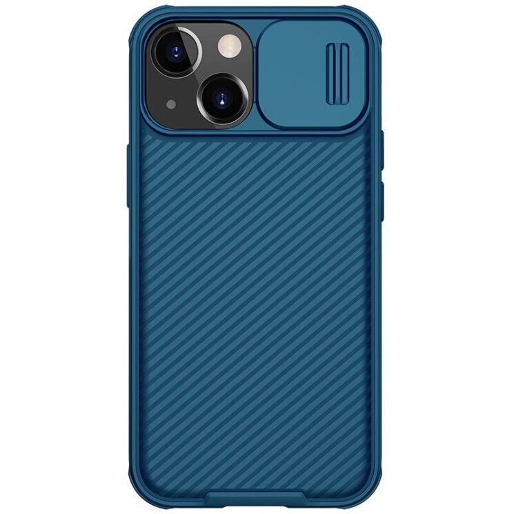 Чохол зі шторкою для камери NILLKIN CamShield Pro для iPhone 13 mini - Blue: фото 1 з 19