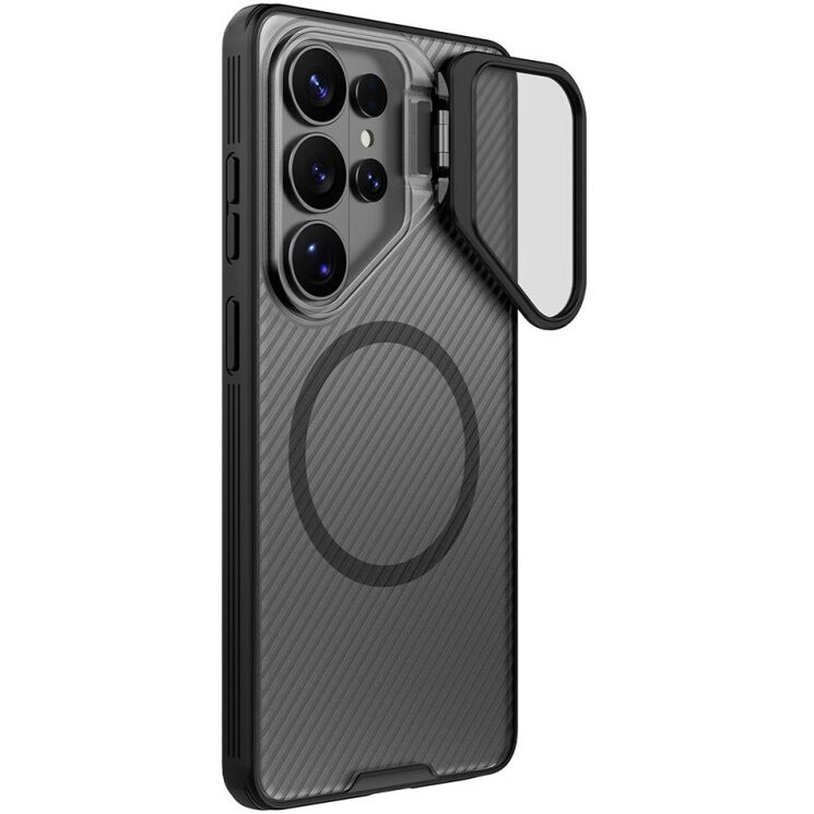 Защитный чехол NILLKIN CamShield Prop Magnetic для Samsung Galaxy S26 Ultra (S948) - Transparent Black: фото 2 из 17