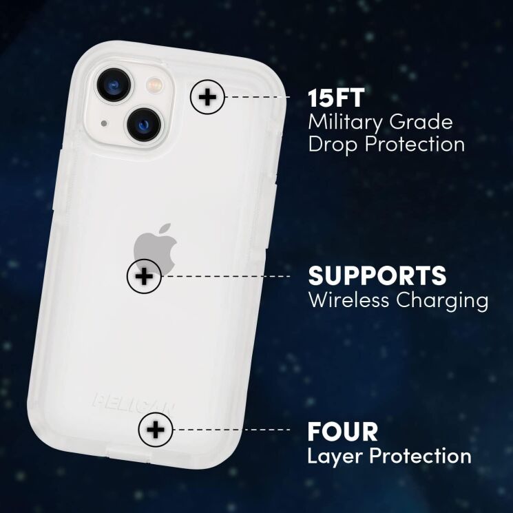 Защитный чехол Pelican Voyager with Holster для Apple iPhone 13 (PP046784) - Transparent: фото 7 из 13