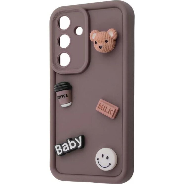 Защитный чехол Pretty Things Case для Samsung Galaxy A56 (A566) - Brown / Bear: фото 1 из 6