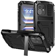 Защитный чехол R-JUST Military для Apple iPhone 16 - Black: фото 1 из 9