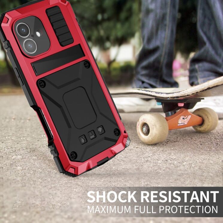 Защитный чехол R-JUST Military для Apple iPhone 16 - Black: фото 6 из 9