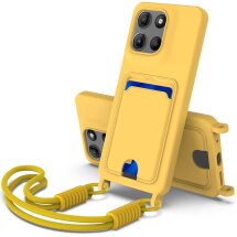 Захисний чохол Reframe Silicone Holder для Motorola Moto G15 / G15 Power / G17 Power - Yellow: фото 1 з 7