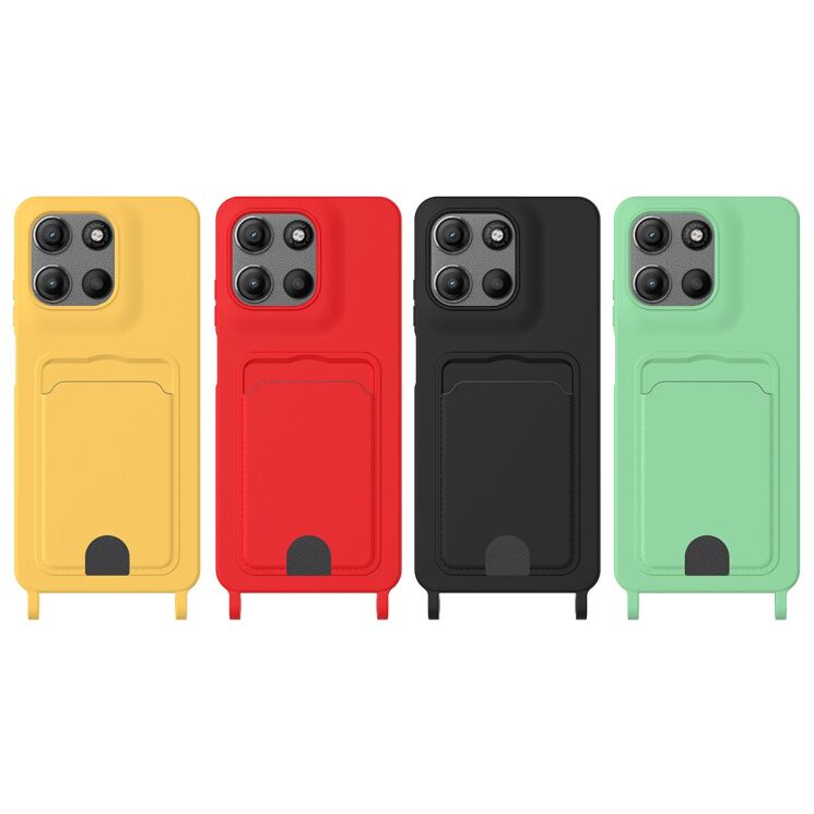 Захисний чохол Reframe Silicone Holder для Motorola Moto G67 Power / G57 Power / G57 - Black: фото 2 з 8