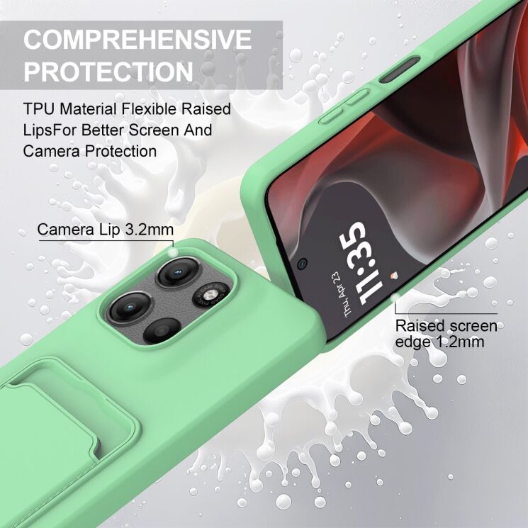 Захисний чохол Reframe Silicone Holder для Motorola Moto G67 Power / G57 Power / G57 - Black: фото 8 з 8