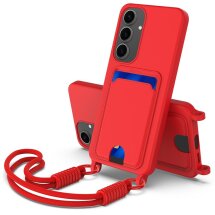 Захисний чохол Reframe Silicone Holder для Samsung Galaxy S24 (S921) - Red: фото 1 з 7