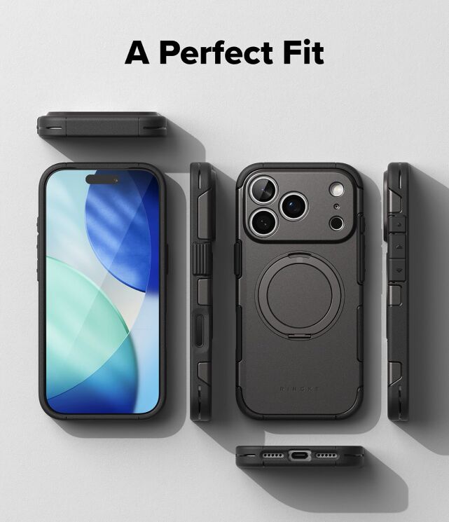 Захисний чохол Ringke Alles для iPhone 17 Pro Max (8800328810518) - Gun Metal (411126H) Захисний чохол Ringke Alles для iPhone 17 Pro Max (8800328810518) - Gun Metal: фото 8 з 13