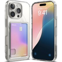 Защитный чехол Ringke Fusion Card для iPhone 16 Pro (8800274962460) - Clear: фото 1 из 14