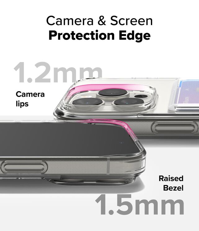 Защитный чехол Ringke Fusion Card для iPhone 16 Pro (8800274962460) - Clear: фото 9 из 14