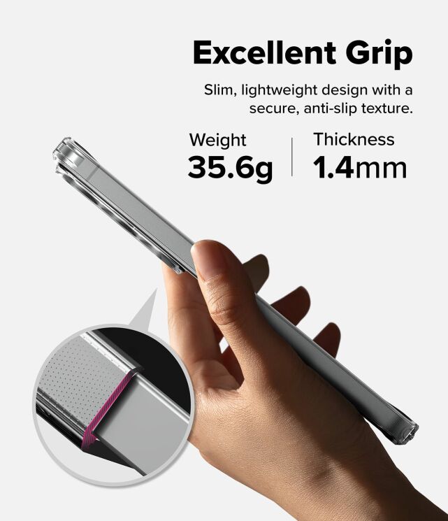 Защитный чехол Ringke Fusion Magnetic для Samsung Galaxy S26 Ultra (S948) 8800328814486 - Matte Clear: фото 7 из 17