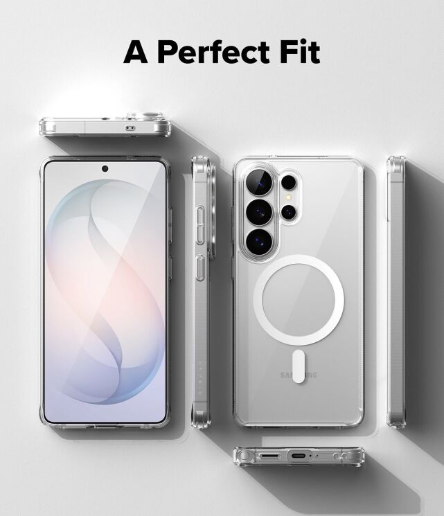 Защитный чехол Ringke Fusion Magnetic для Samsung Galaxy S26 Ultra (S948) 8800328814486 - Matte Clear: фото 10 из 17