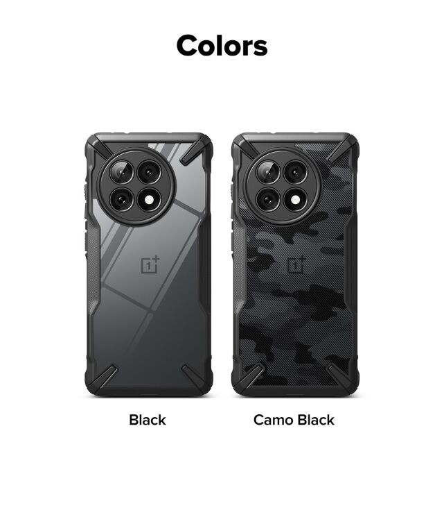 Захисний чохол Ringke Fusion X для OnePlus 13R (8800293851875) - Camo Black: фото 15 з 17