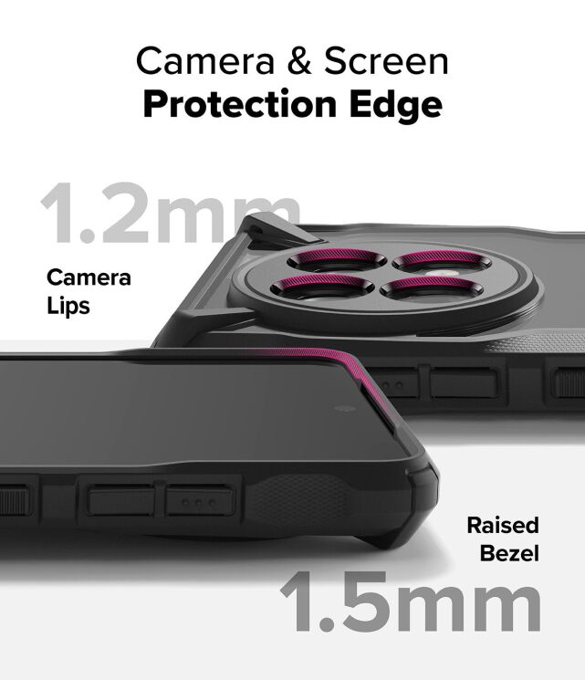 Захисний чохол Ringke Fusion X для OnePlus 13R (8800293851875) - Camo Black: фото 10 з 17