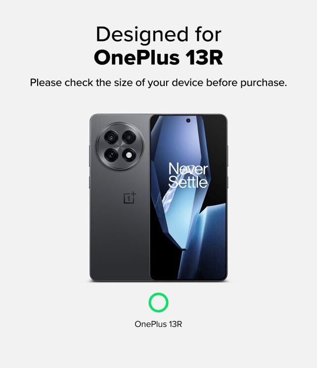 Захисний чохол Ringke Fusion X для OnePlus 13R (8800293851875) - Camo Black: фото 5 з 17