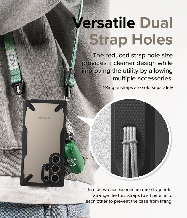 Защитный чехол Ringke Fusion X для Samsung Galaxy S24 Ultra (S928) 8809961783760 - Black: фото 13 из 16