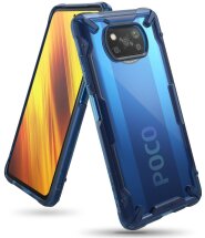 Захисний чохол RINGKE Fusion X для Xiaomi Poco X3 / Poco X3 Pro - Space Blue: фото 1 з 9