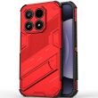 Захисний чохол з підставкою Deexe Bibercas для Xiaomi 17 - Red (390644R)