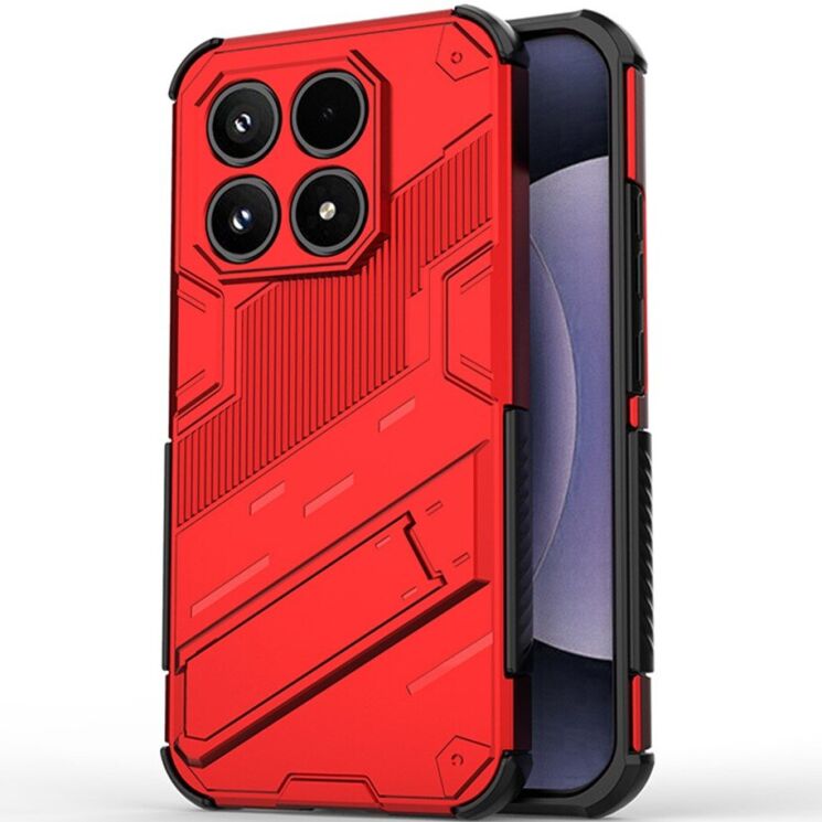 Захисний чохол з підставкою Deexe Bibercas для Xiaomi 17 - Red (390644R) Захисний чохол з підставкою Deexe Bibercas для Xiaomi 17 - Red: фото 1 з 6