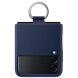 Защитный чехол Silicone Cover with Ring для Samsung Galaxy Flip 3 (EF-PF711TNEGRU) - Navy (282317N). Фото 4 из 4