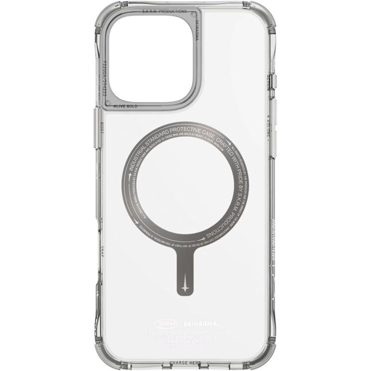 Защитный чехол SKINARMA SAIDO PRIME Mag-Charge для Apple iPhone 16 Pro Max - Titanium: фото 4 из 12