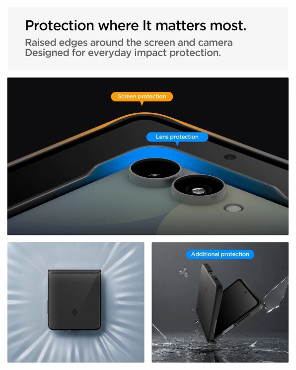 Защитный чехол Spigen Air Fit Pro (MagFit) для Samsung Galaxy Flip 8 (ACS11511) - Black (423557B) Защитный чехол Spigen Air Fit Pro (MagFit) для Samsung Galaxy Flip 8 (ACS11511) - Black: фото 9 из 12