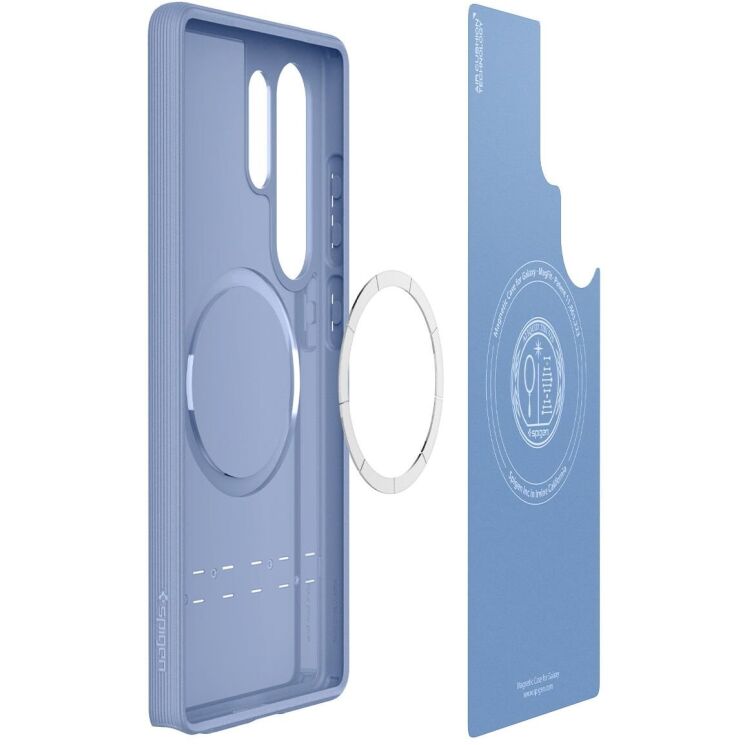 Защитный чехол Spigen (SGP) Caseology Parallax (MagFit) by Spigen для Samsung Galaxy S25 Ultra (S938) ACS09052 - Purple Ish: фото 7 из 16