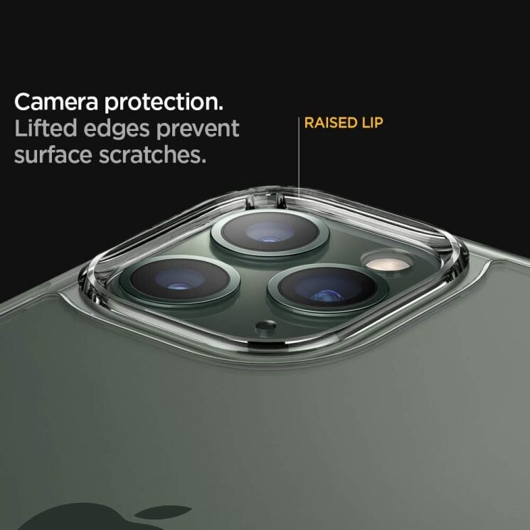 Захисний чохол Spigen (SGP) Crystal Hybrid для Apple iPhone 11 Pro Max - Crystal Clear: фото 7 з 9