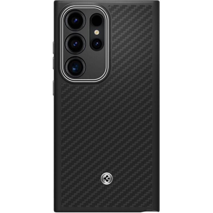 Захисний чохол Spigen (SGP) Enzo Aramid для Samsung Galaxy S24 Ultra (S928) ACS07289 - Matte Black: фото 3 з 18