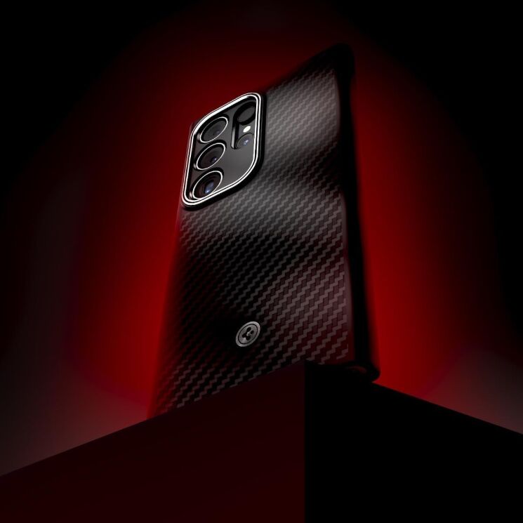 Захисний чохол Spigen (SGP) Enzo Aramid для Samsung Galaxy S24 Ultra (S928) ACS07289 - Matte Black: фото 13 з 18