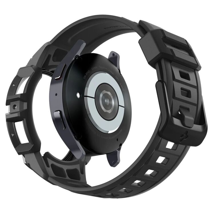 Захисний чохол Spigen (SGP) Rugged Armor Pro (FW) для Samsung Galaxy Watch 6 (44mm) - Black: фото 2 з 22