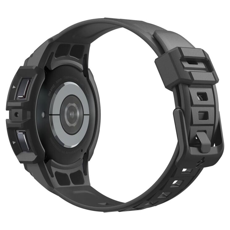 Захисний чохол Spigen (SGP) Rugged Armor Pro (FW) для Samsung Galaxy Watch 6 (44mm) - Black: фото 8 з 22
