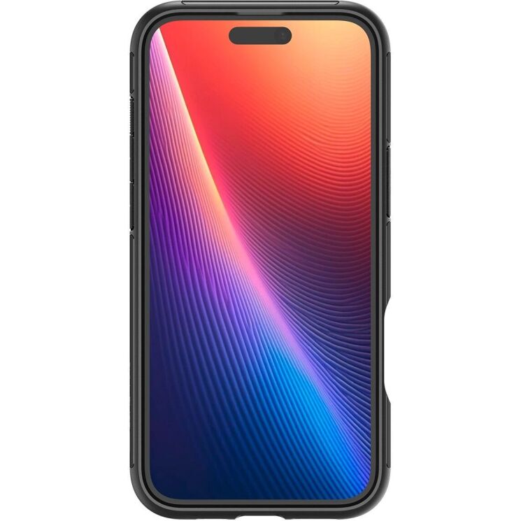 Защитный чехол Spigen (SGP) Slim Armor (MagFit) для Apple iPhone 16 - Black: фото 5 из 17
