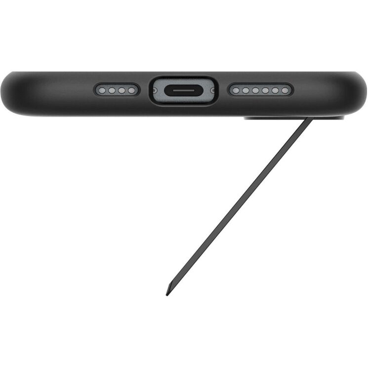 Защитный чехол Spigen (SGP) Slim Armor (MagFit) для Apple iPhone 16 - Black: фото 4 из 17