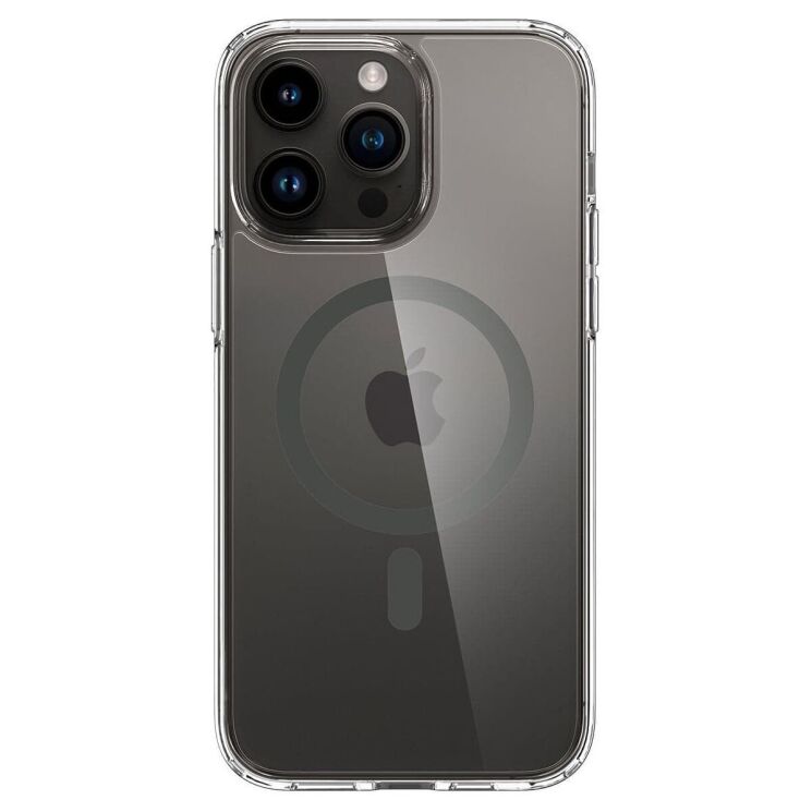 Защитный чехол Spigen (SGP) Ultra Hybrid (MagFit) для Apple iPhone 14 Pro - Graphite: фото 3 из 15